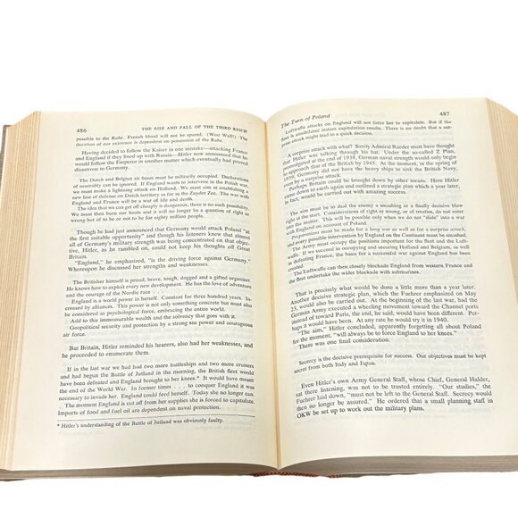 The Rise And Fall Of The Third Reich By William L. Shirer Hardcover 1960 - Picture 13 of 15